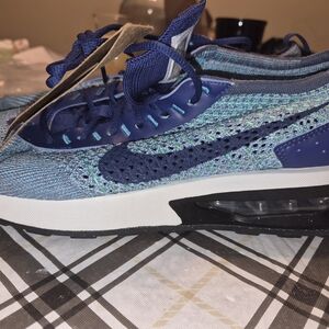 Nike Blue and White Air Max Shoes